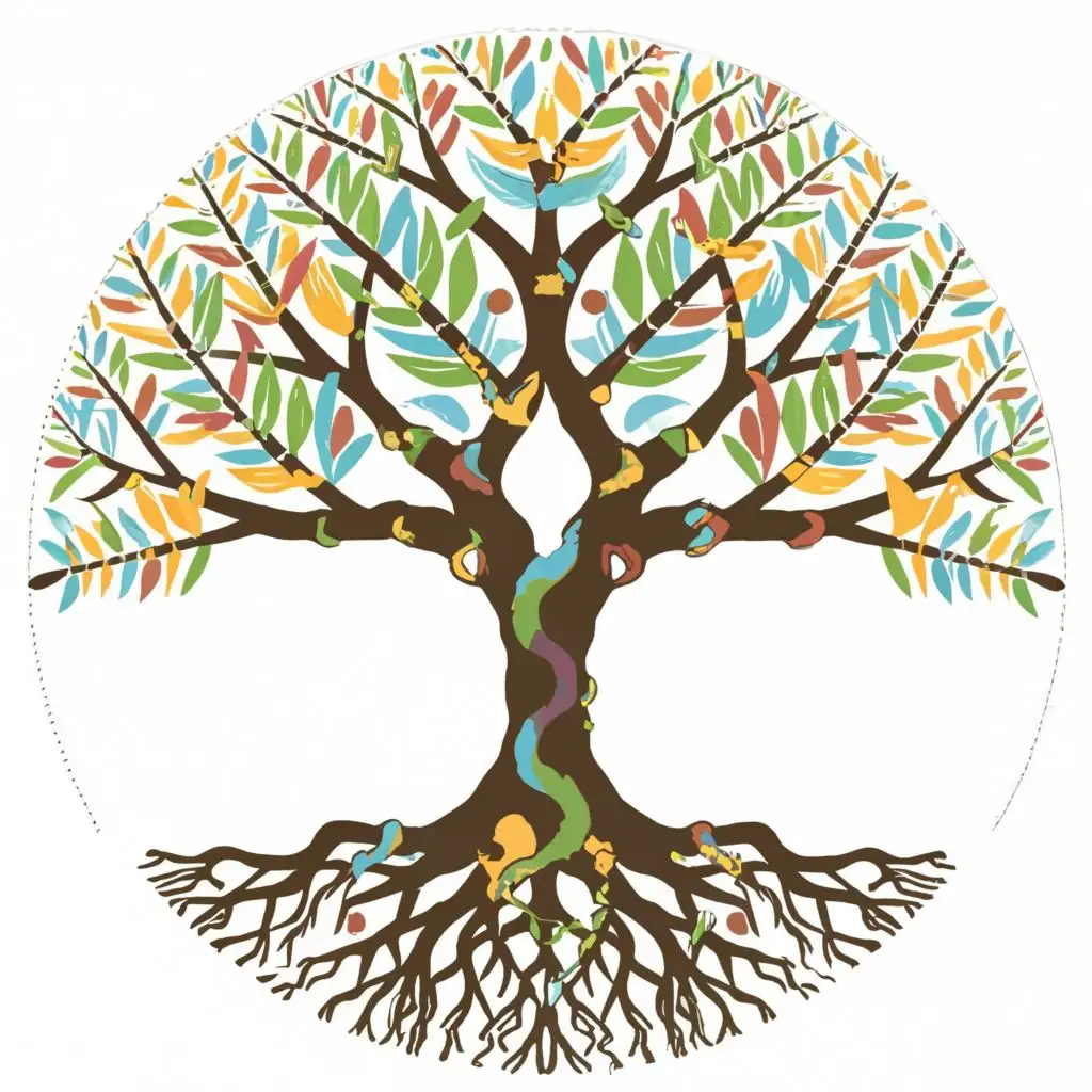 Interconnected Tree Of Social Justice Representing Intersectionality