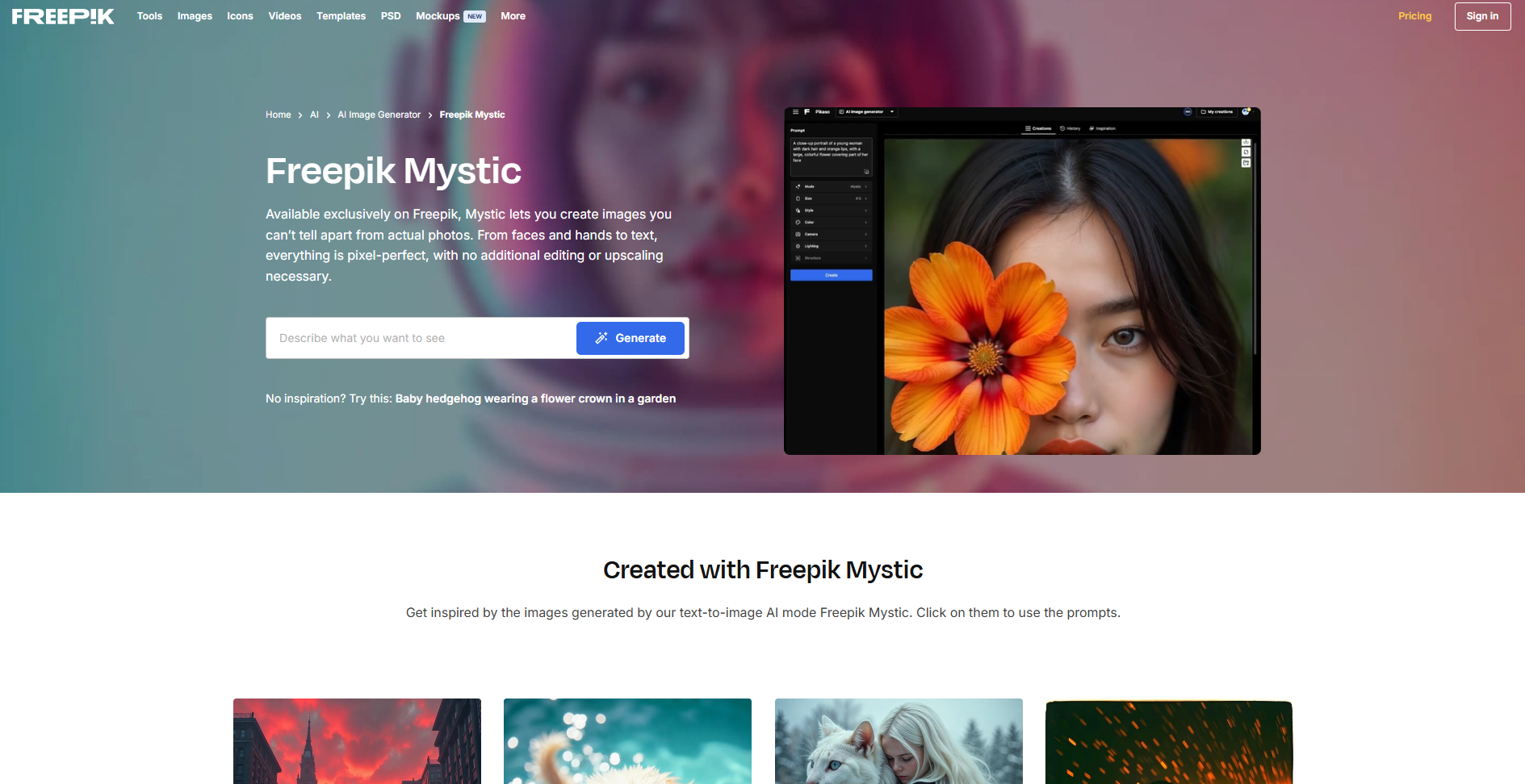 Freepik Mystic