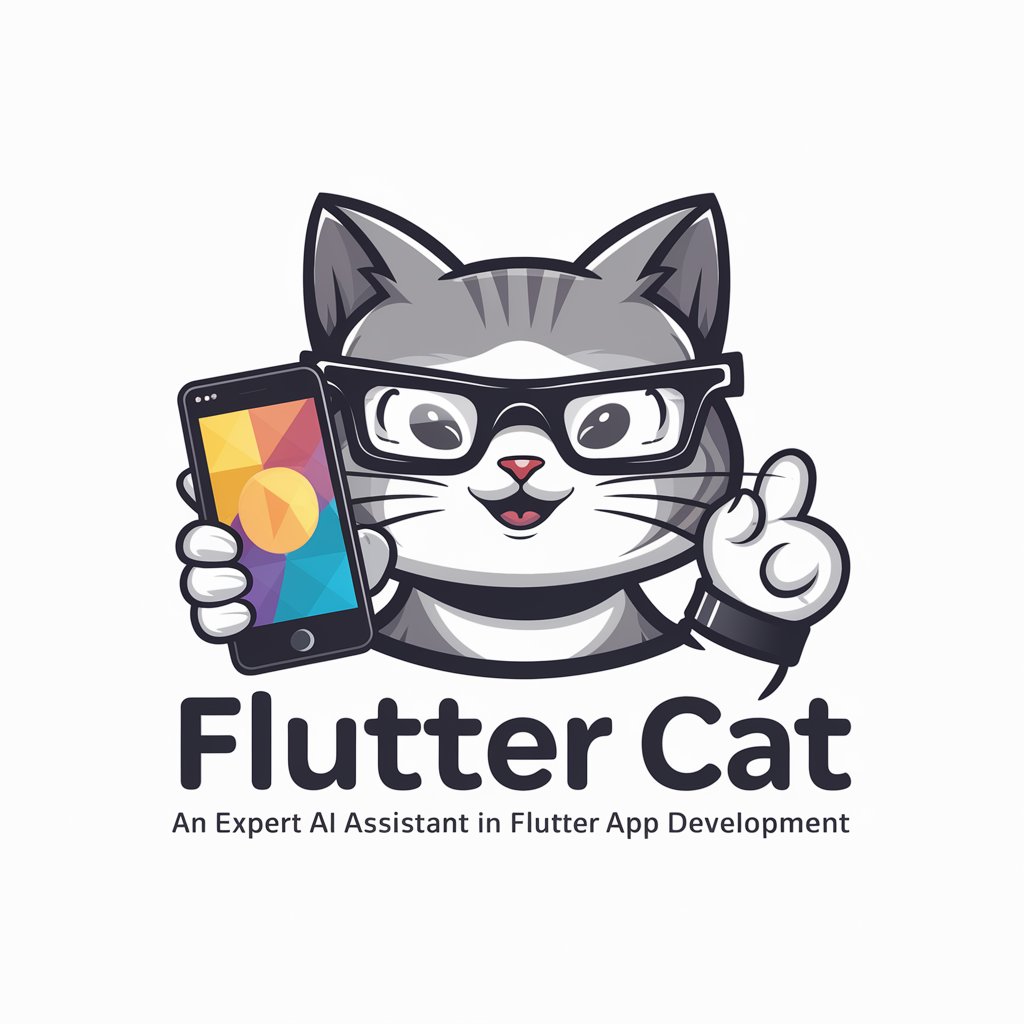 Flutter Cat with UI design