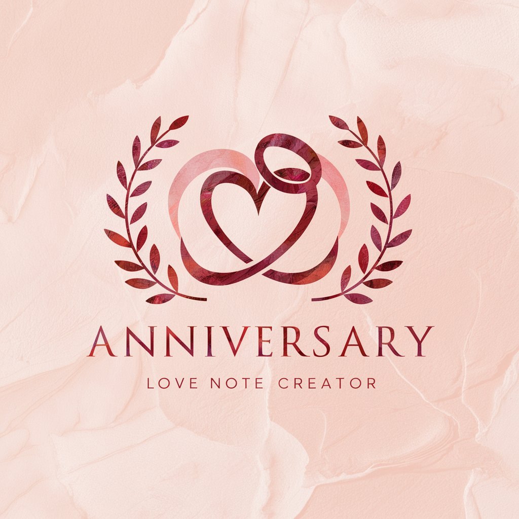 Anniversary Love Letter Maker in GPT Store