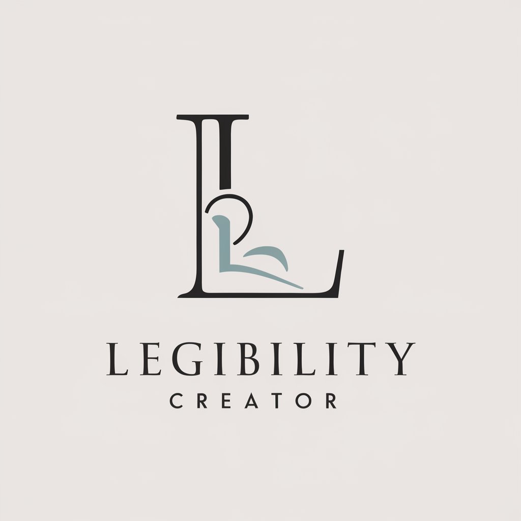 Legibility Creator in GPT Store