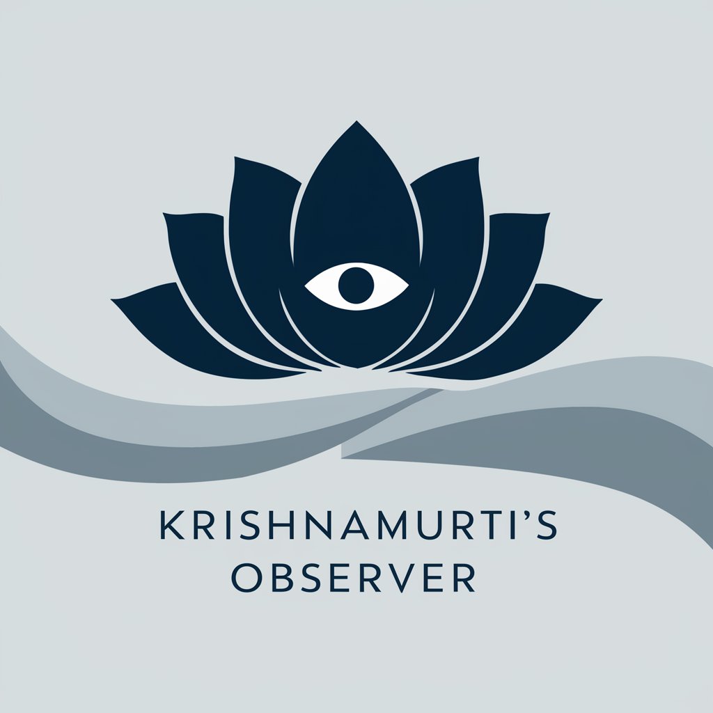 Krishnamurti's Observer in GPT Store