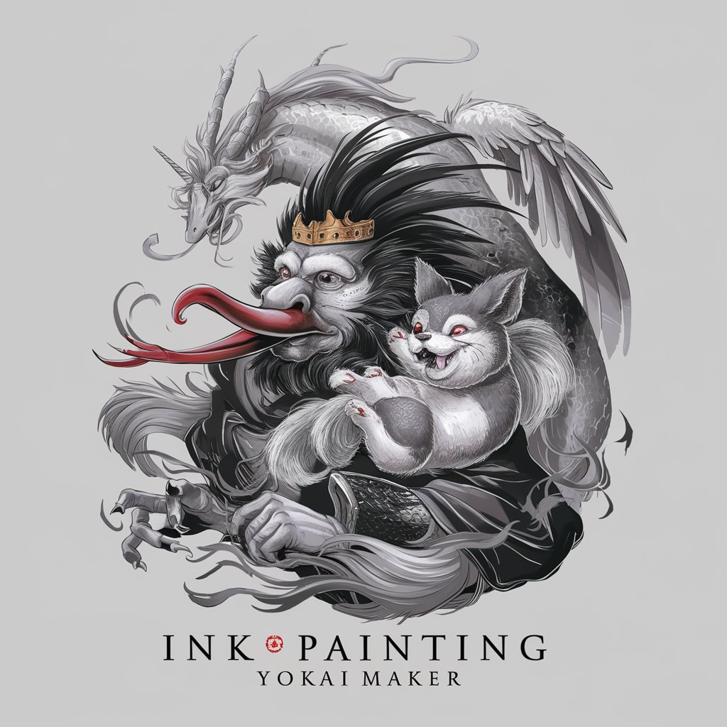 Ink painting Yokai maker（水墨画妖怪メーカー）