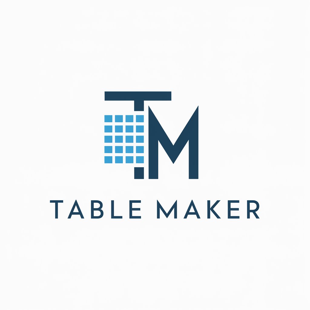 Table Maker in GPT Store
