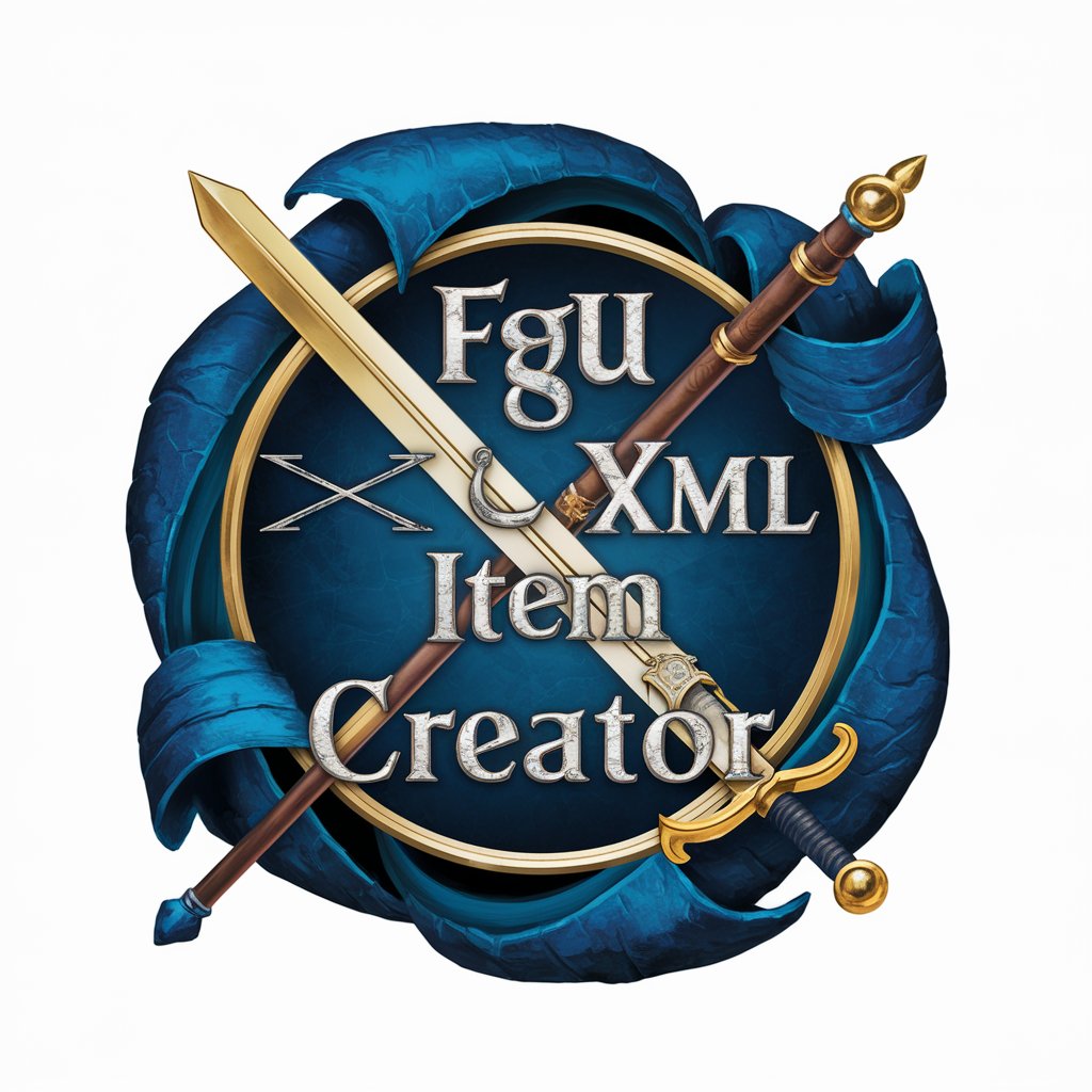 FGU XML Item Creator in GPT Store