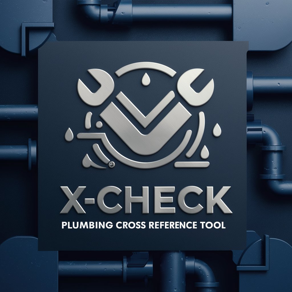 X-Check  Plumbing Cross Reference in GPT Store