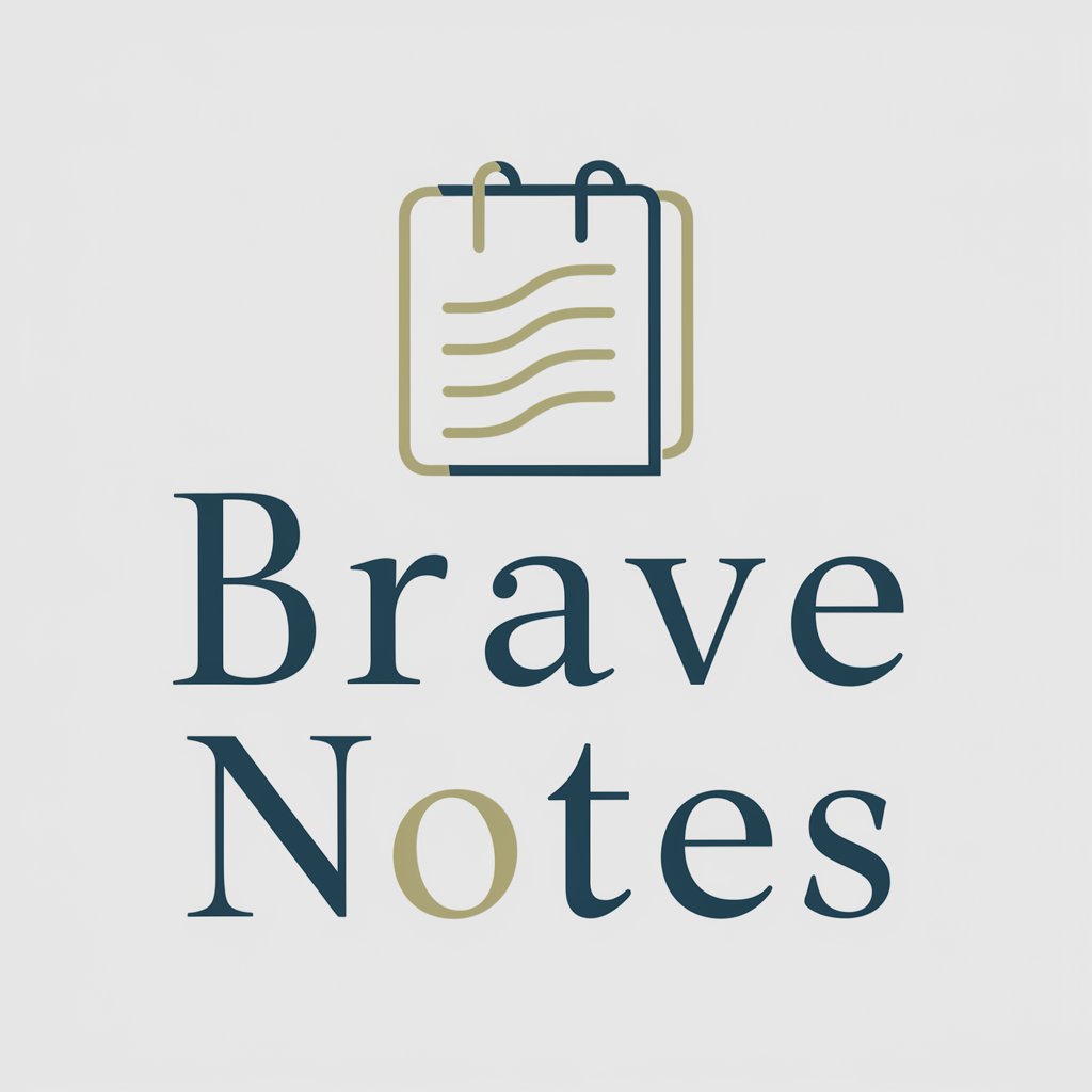 Brave Notes in GPT Store