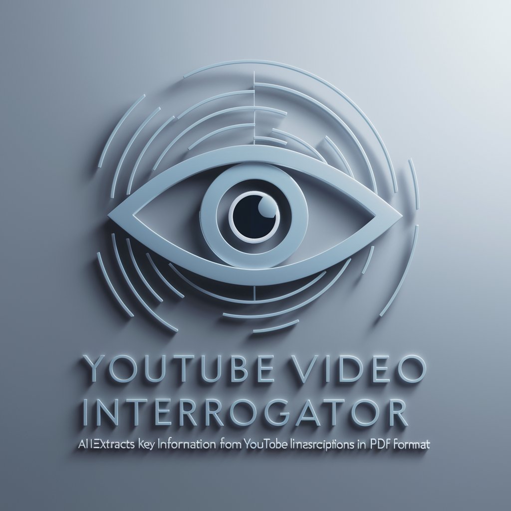 YouTube Video Interrogator in GPT Store
