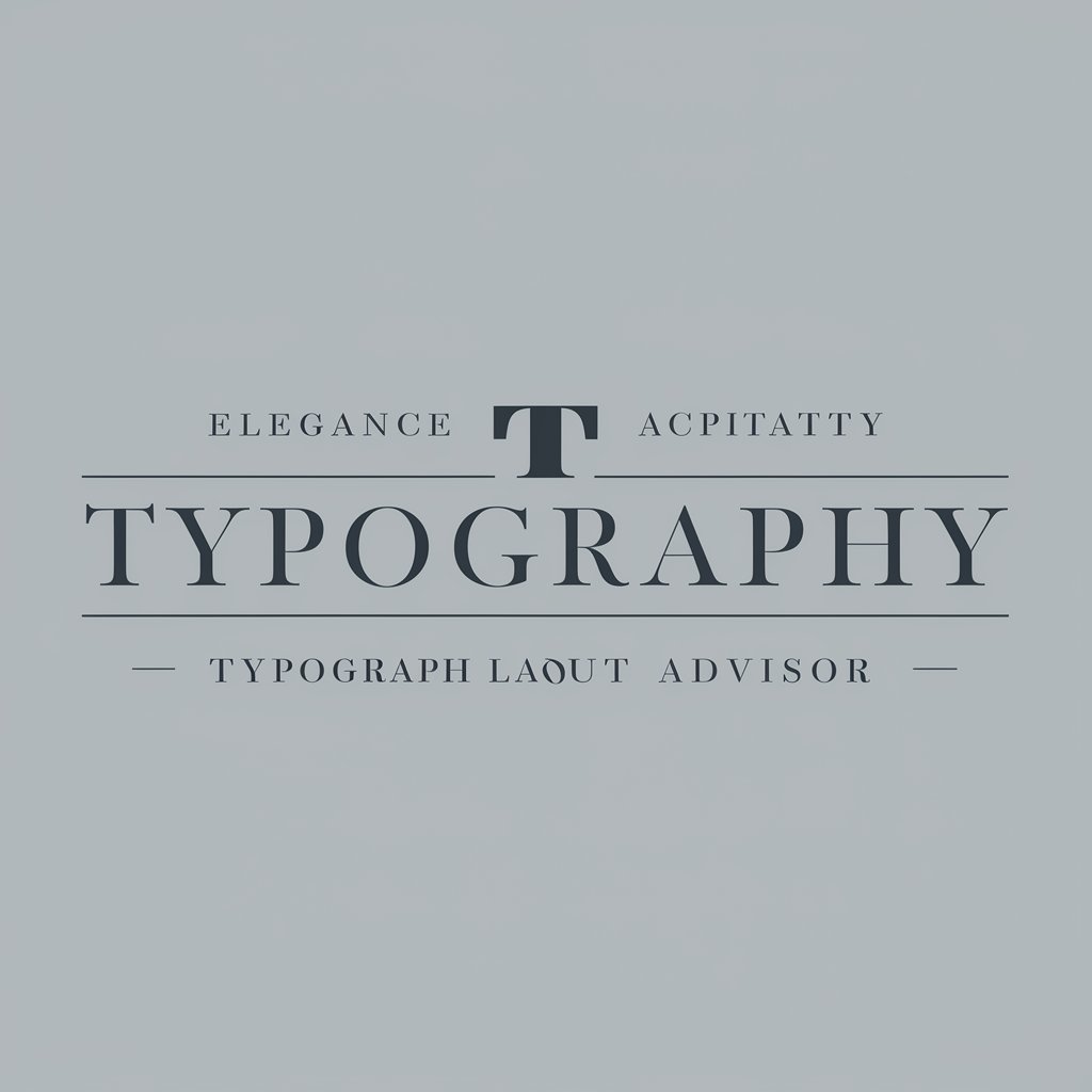 Typography Layout Advisor in GPT Store