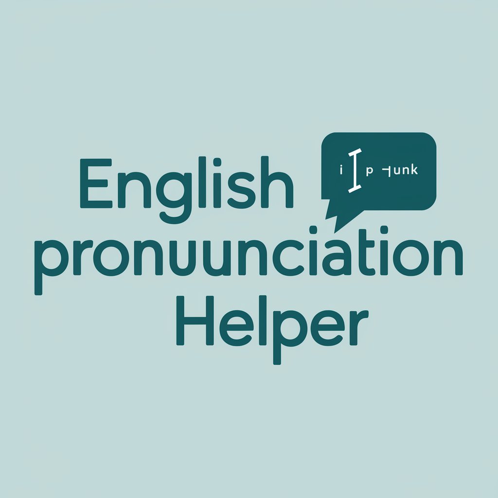 English Pronunciation Helper in GPT Store