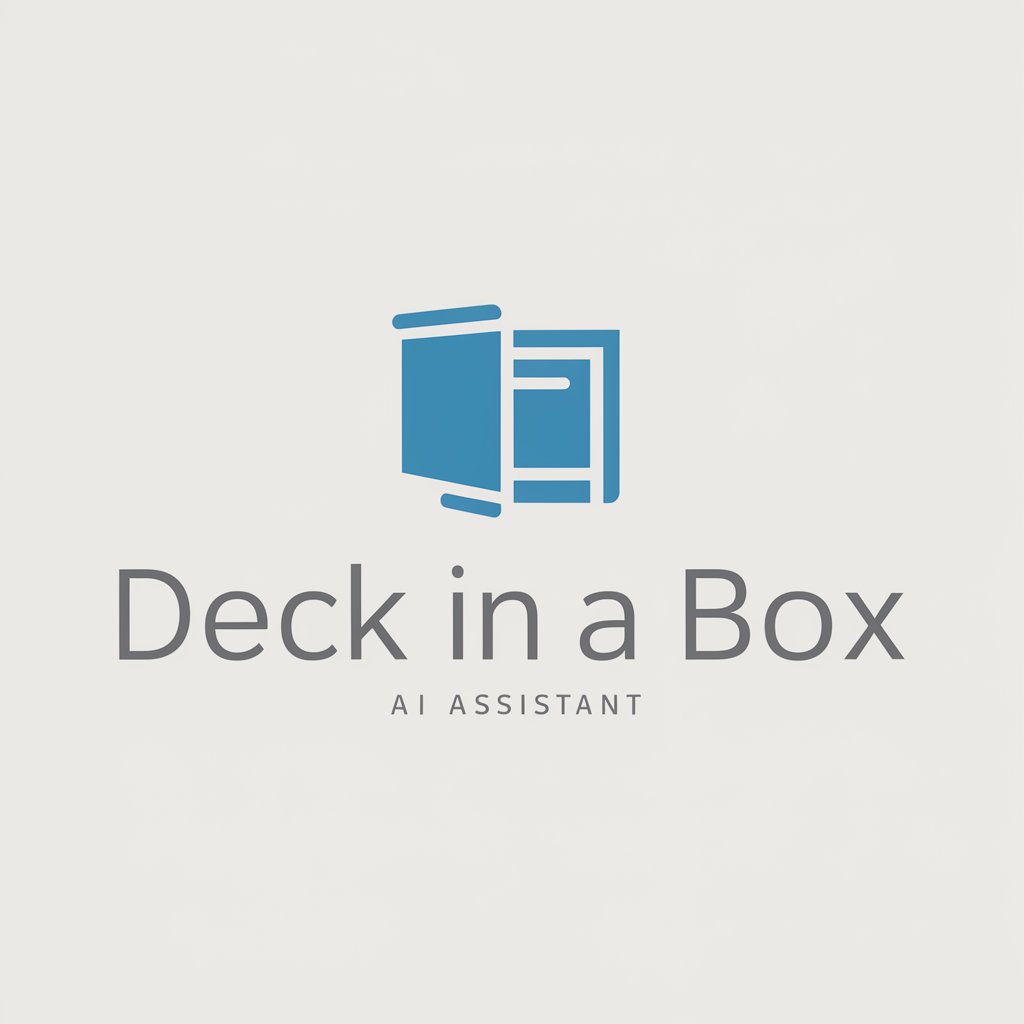 Deck in a Box in GPT Store