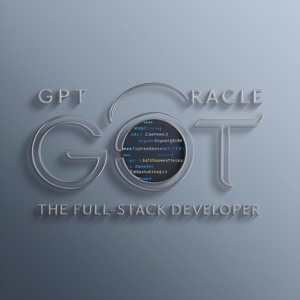 GptOracle | The Full-Stack Developer