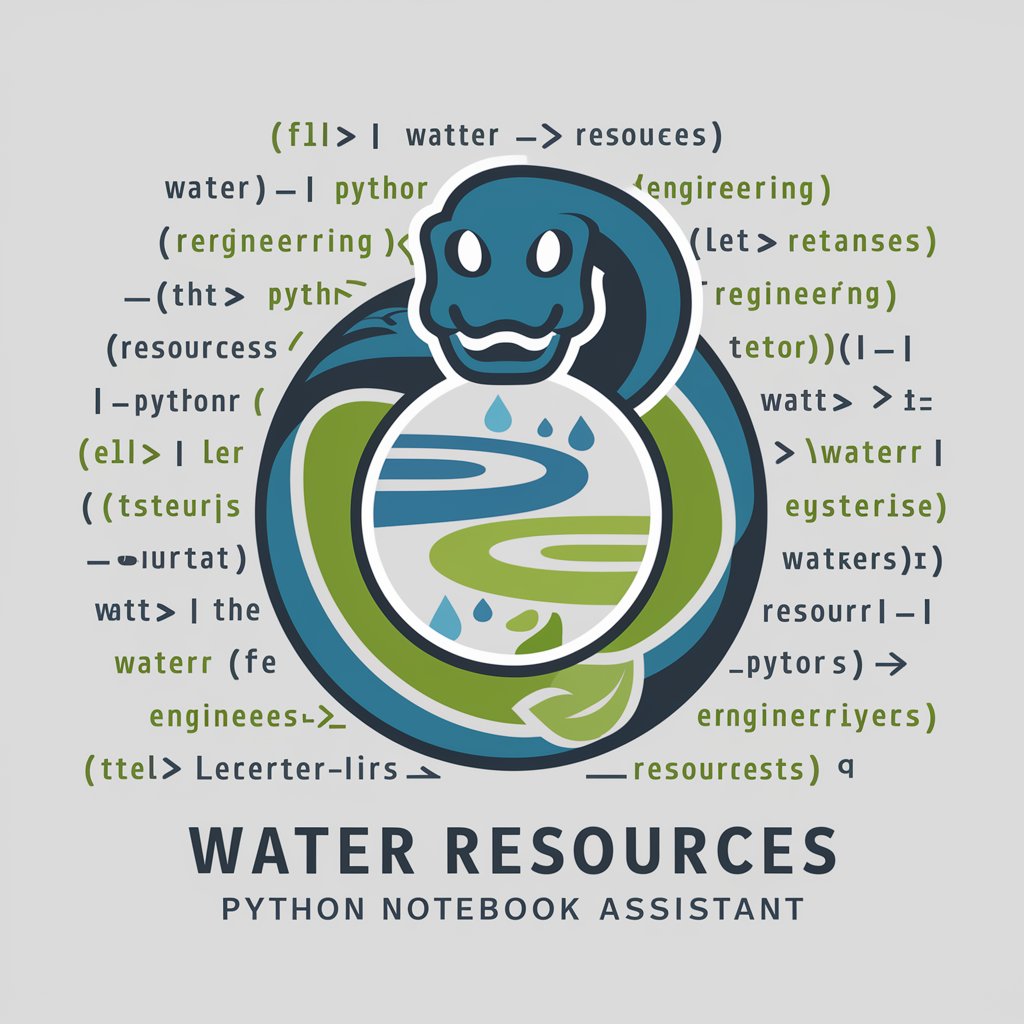 Water Resources Python Notebook Assistant in GPT Store