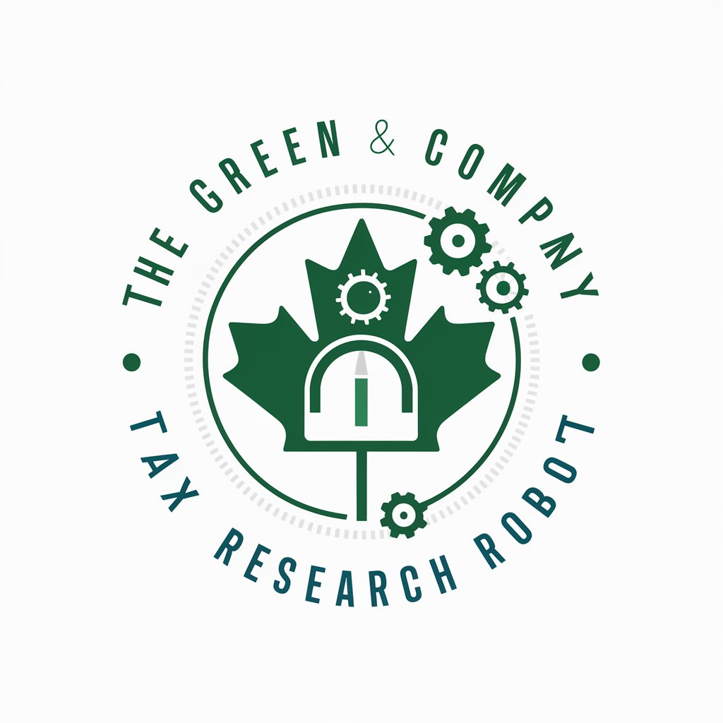 The Green & Company Tax Research Robot in GPT Store