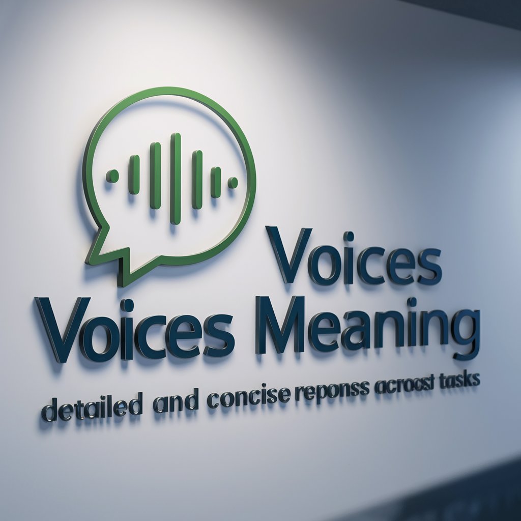 Voices meaning?