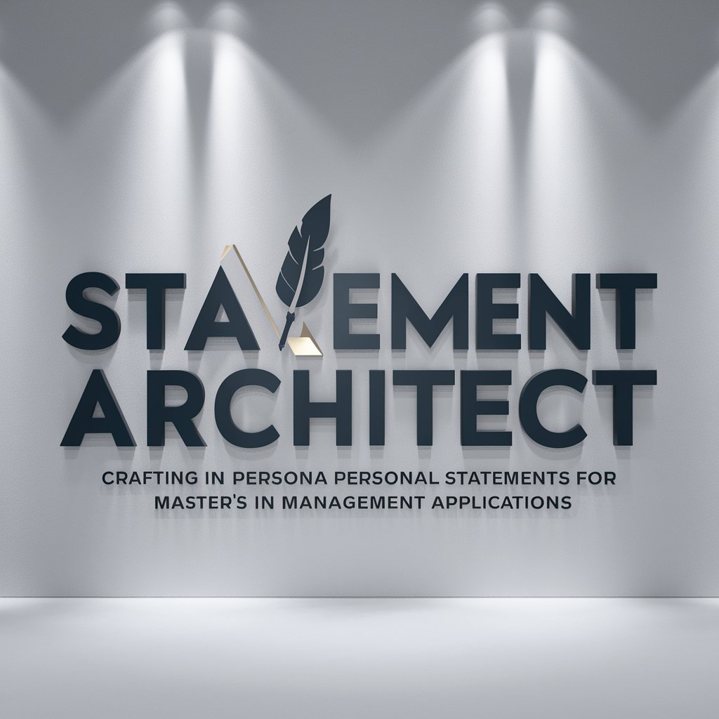 Statement Architect in GPT Store