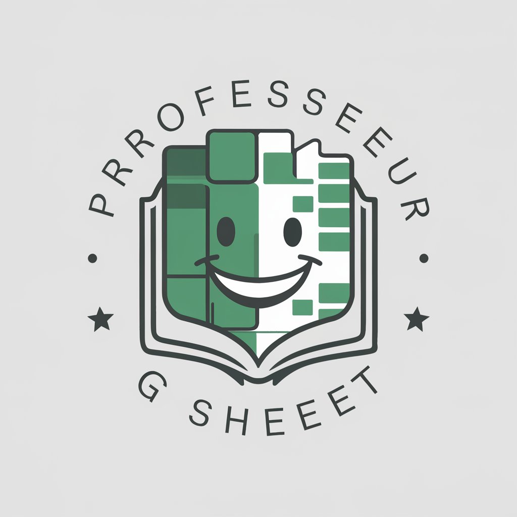 Professeur G Sheet