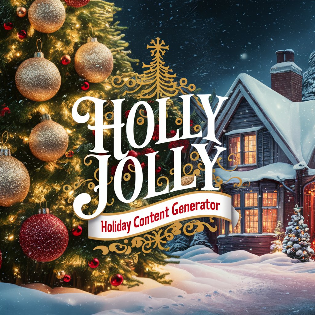The Holly Jolly Holiday Content Generator in GPT Store