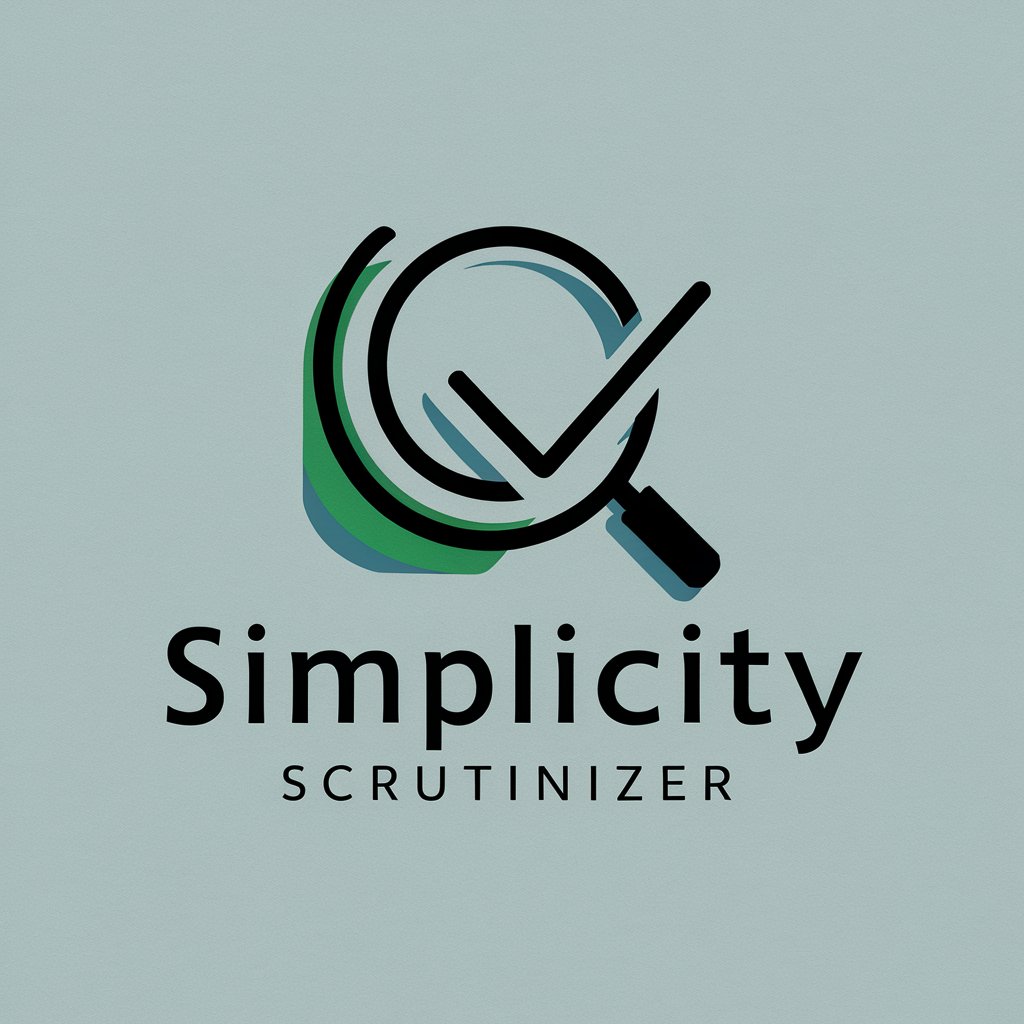 Simplicity Scrutinizer in GPT Store