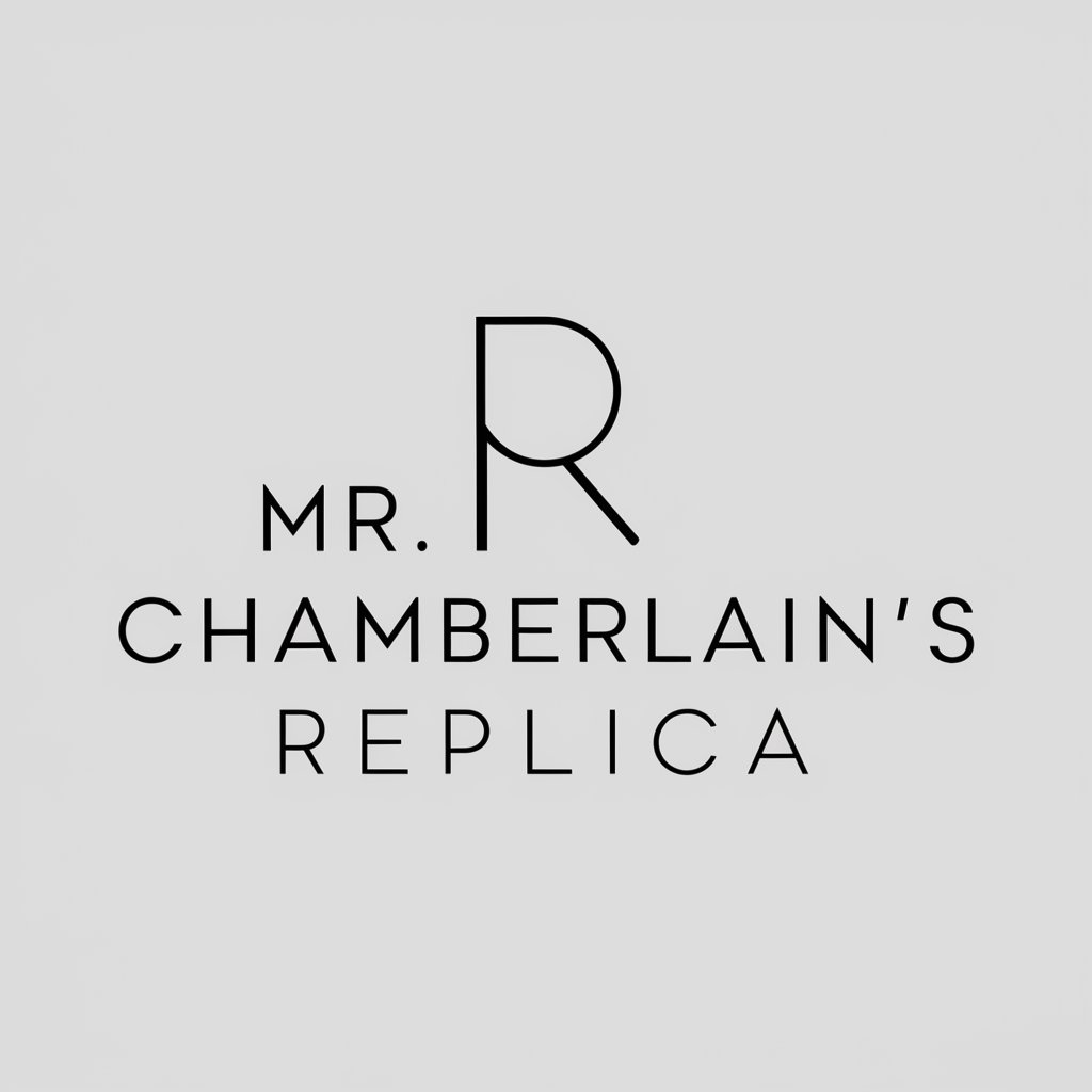 Mr. Chamberlain's Replica in GPT Store