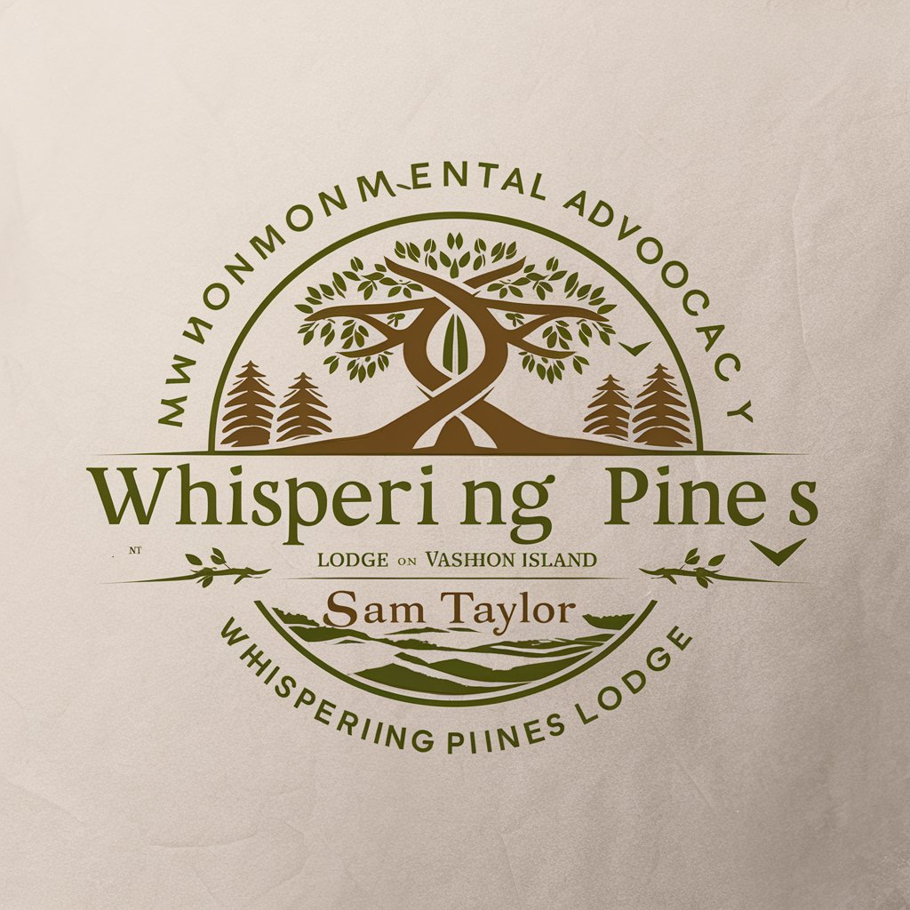 Sam Taylor at the Whispering Pines Lodge