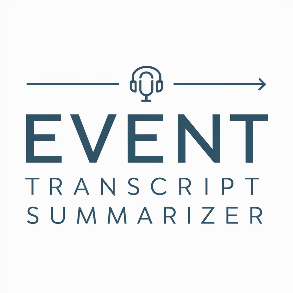 Event Transcript Summarizer in GPT Store