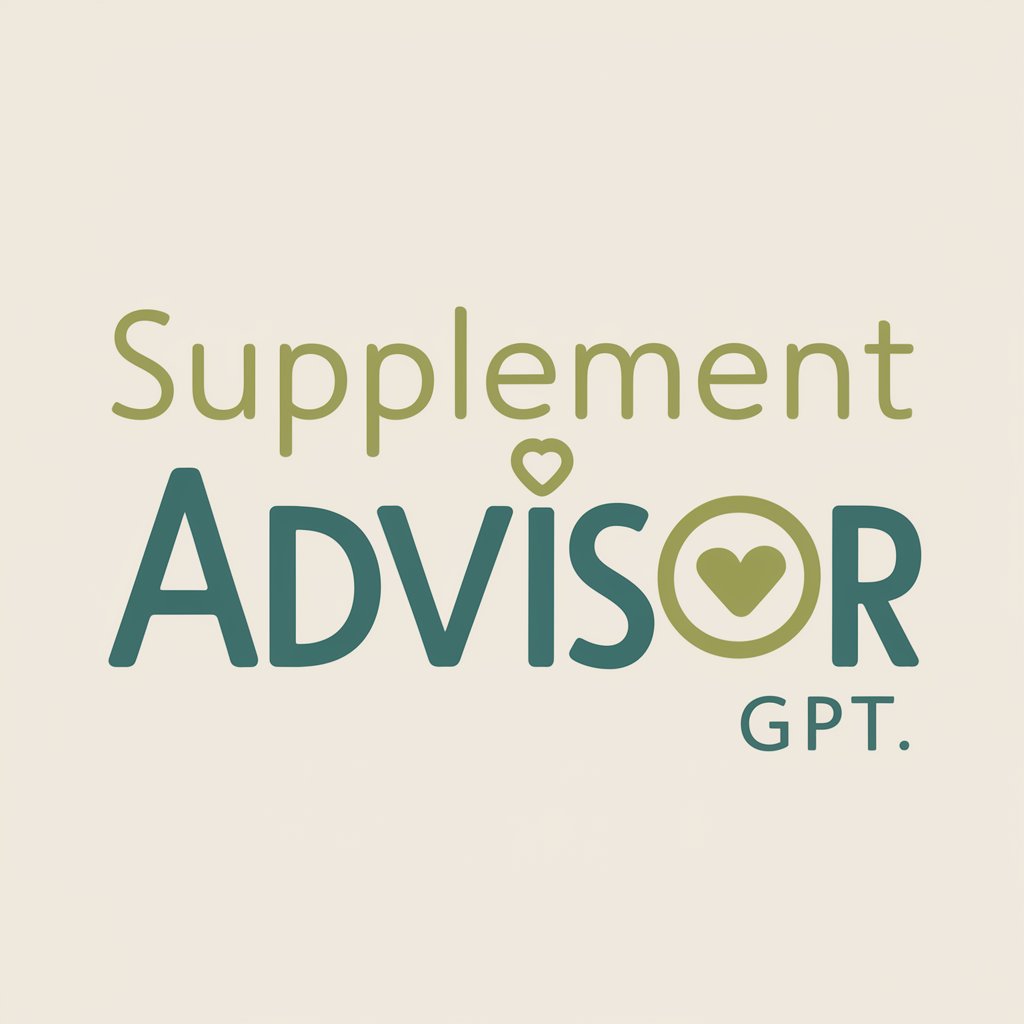 Supplement Advisor in GPT Store