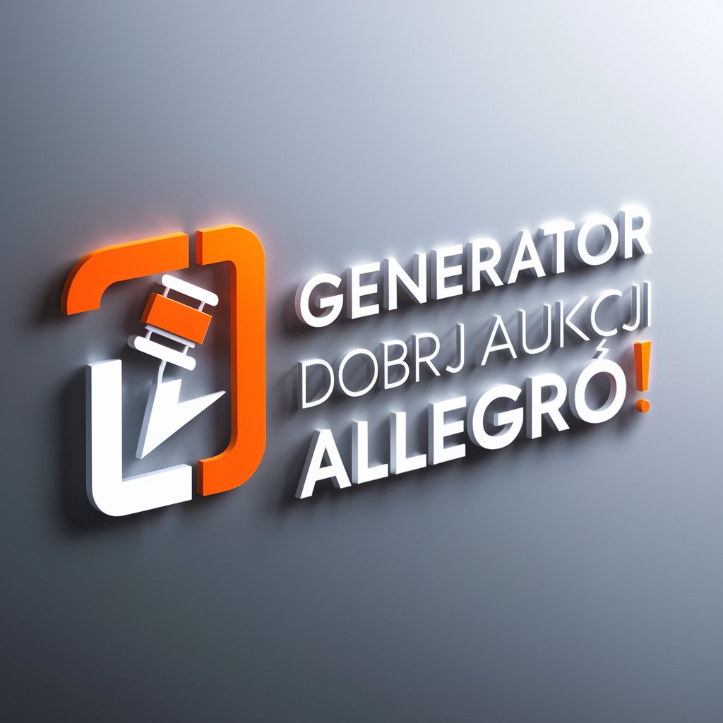 Generator dobrej aukcji Allegro! in GPT Store