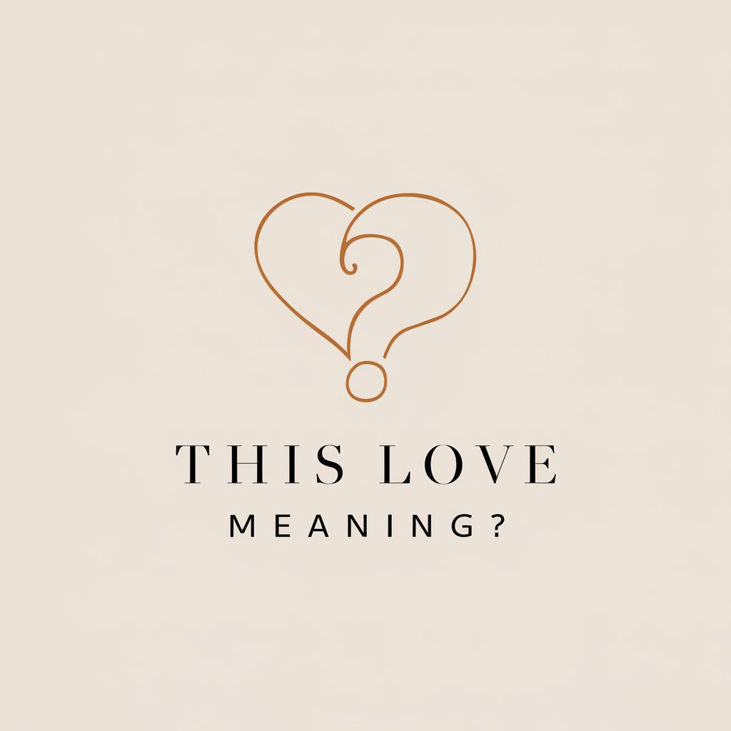 This Love meaning?