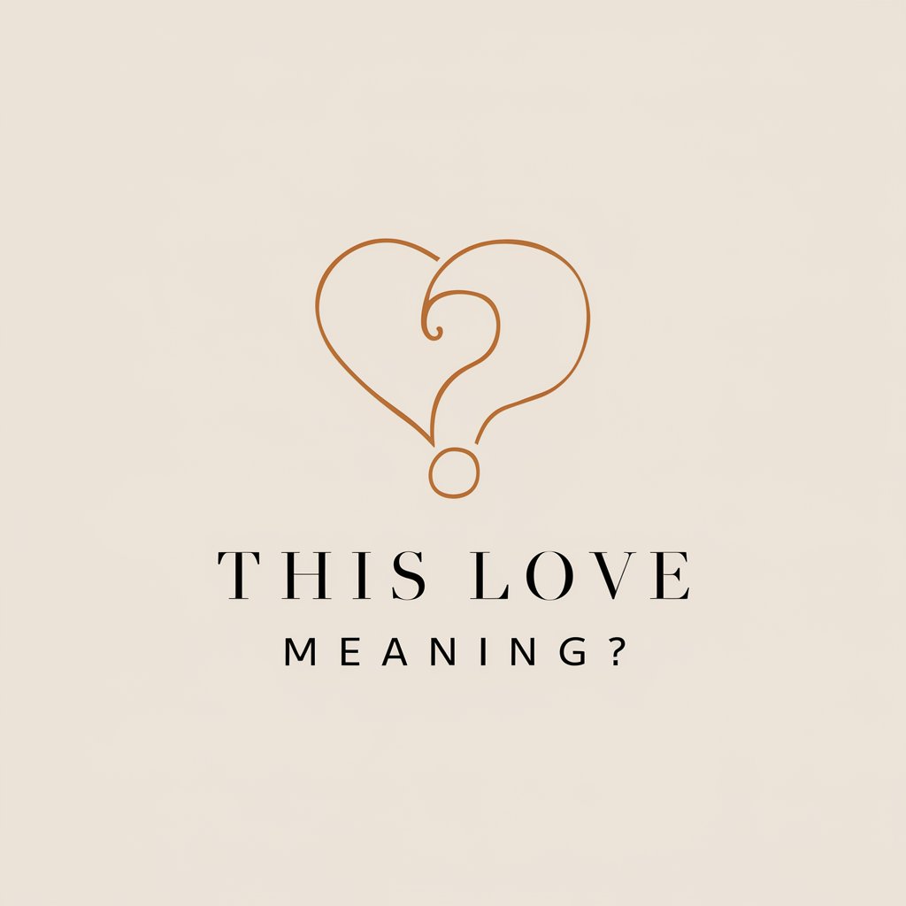 This Love meaning?