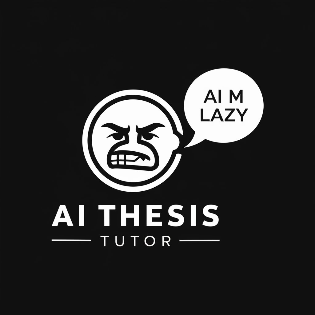 Do my thesis because IA m lazy