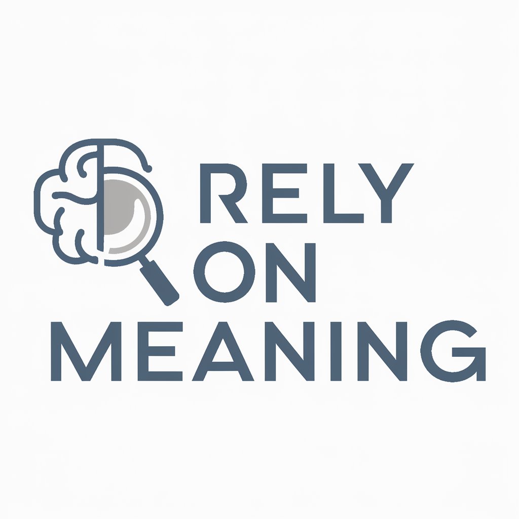 Rely On meaning?