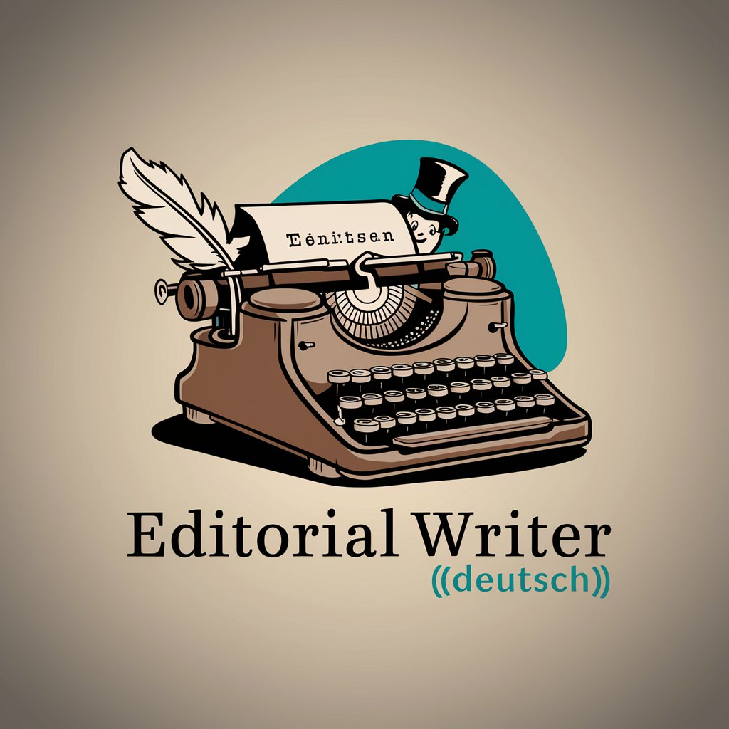 Editorial Writer (Deutsch) in GPT Store