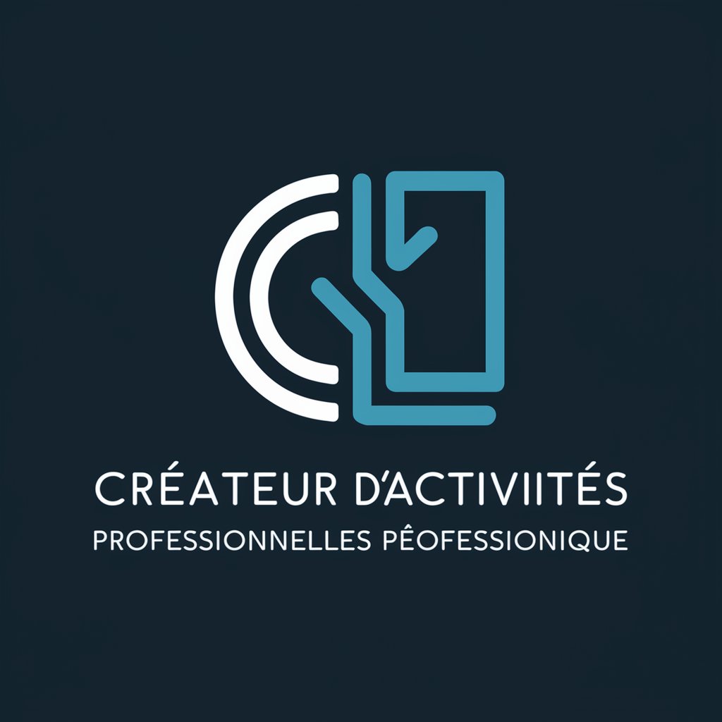 Créateur d'activités professionnelles pédagogique