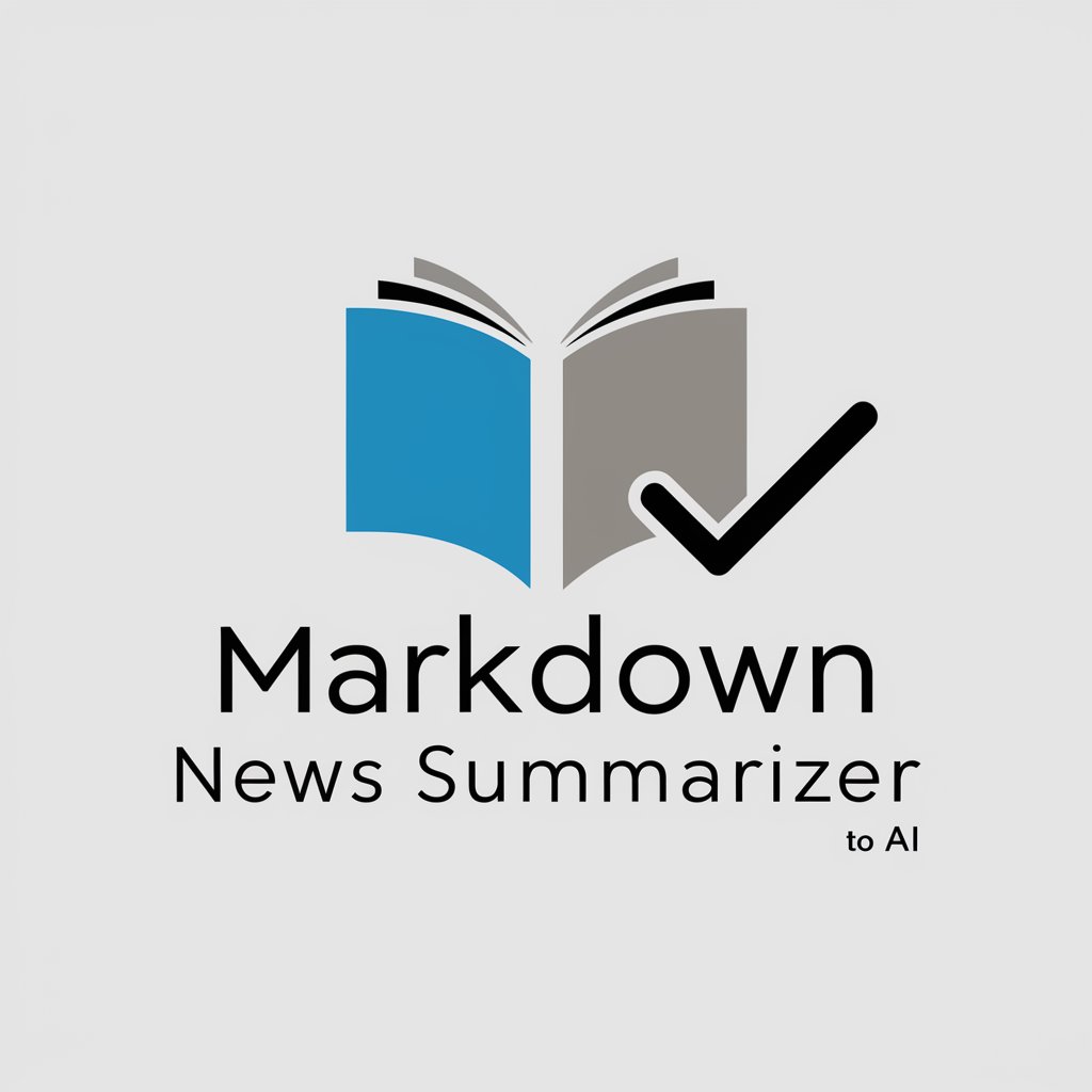 Markdown copy/pasta article summary in GPT Store