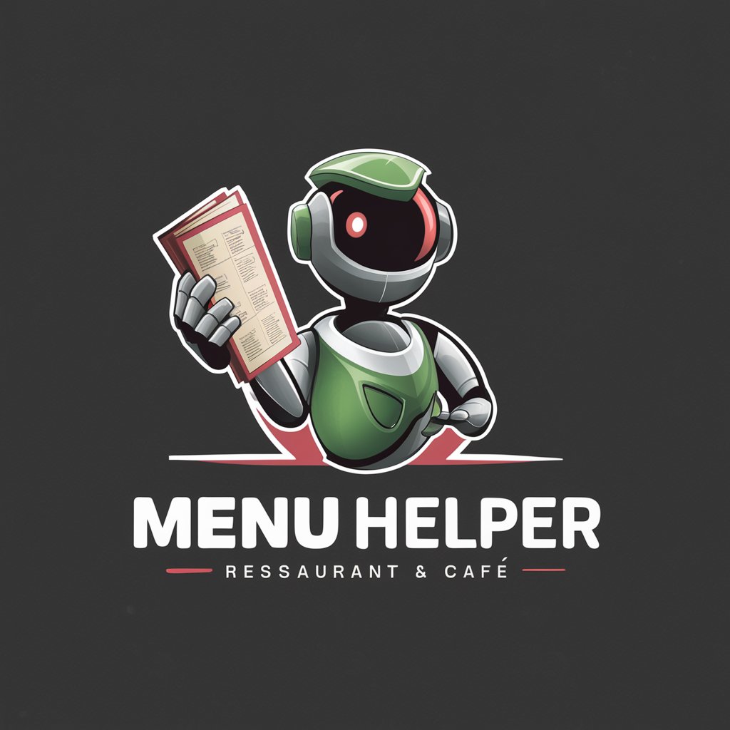 Menu Helper in GPT Store