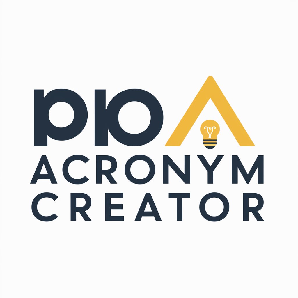 Pro Acronym Creator in GPT Store