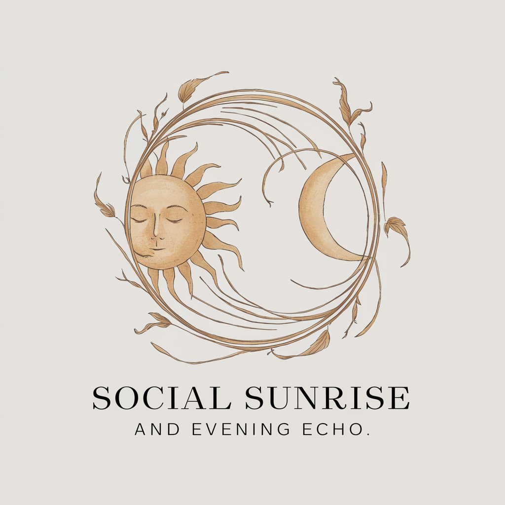 Social Sunrise and Evening Echo