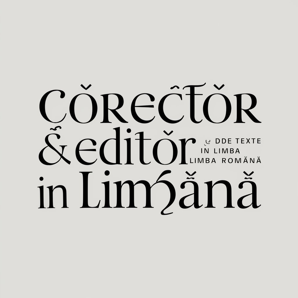 Corector și Editor de Texte în Limba Română