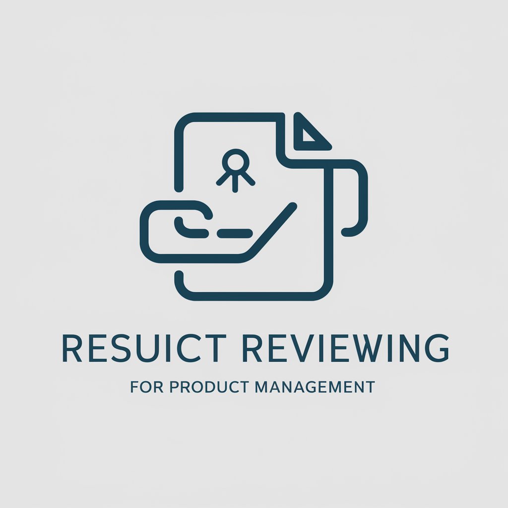Product Manager Resume Reviewer in GPT Store