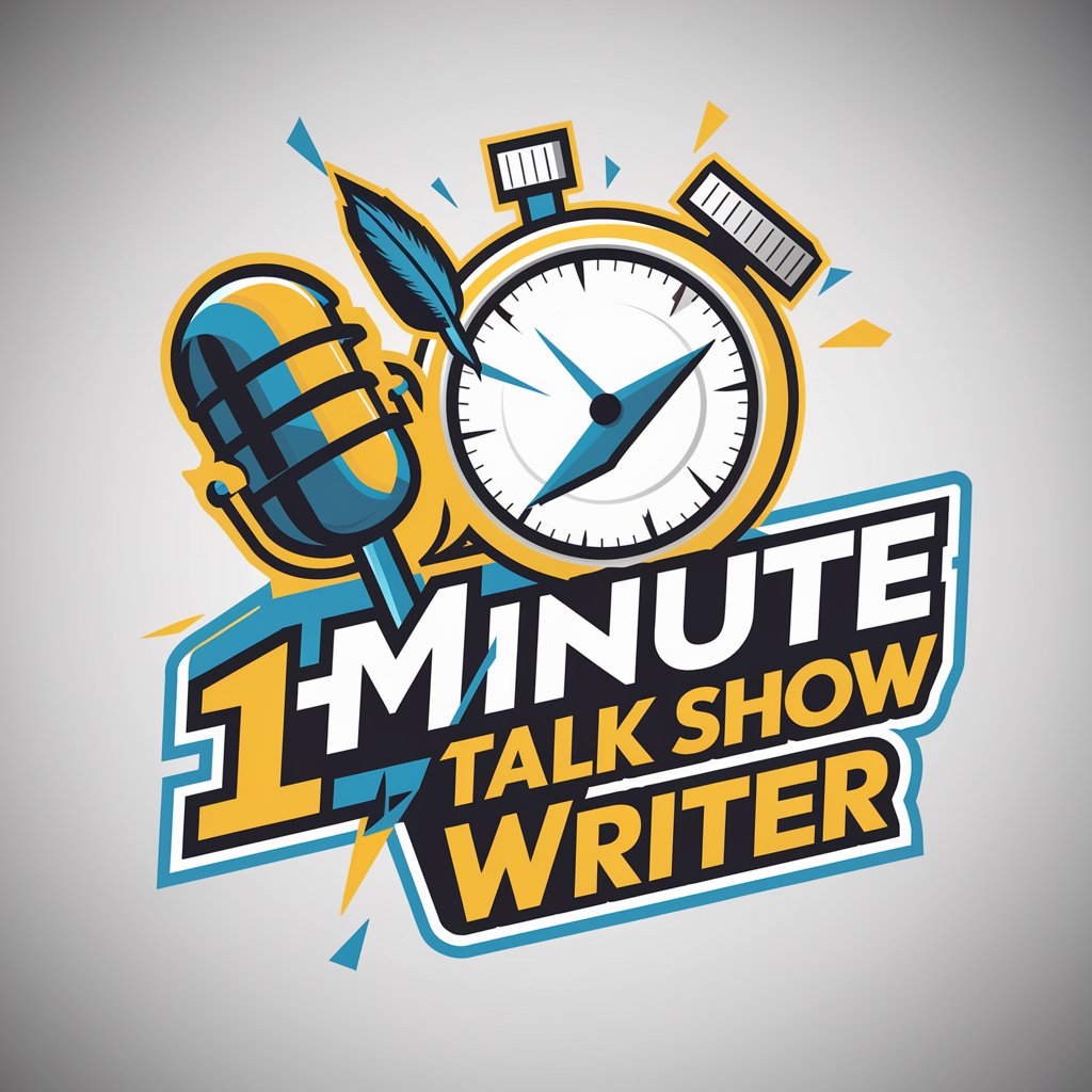 1-Minute Talk Show Writer