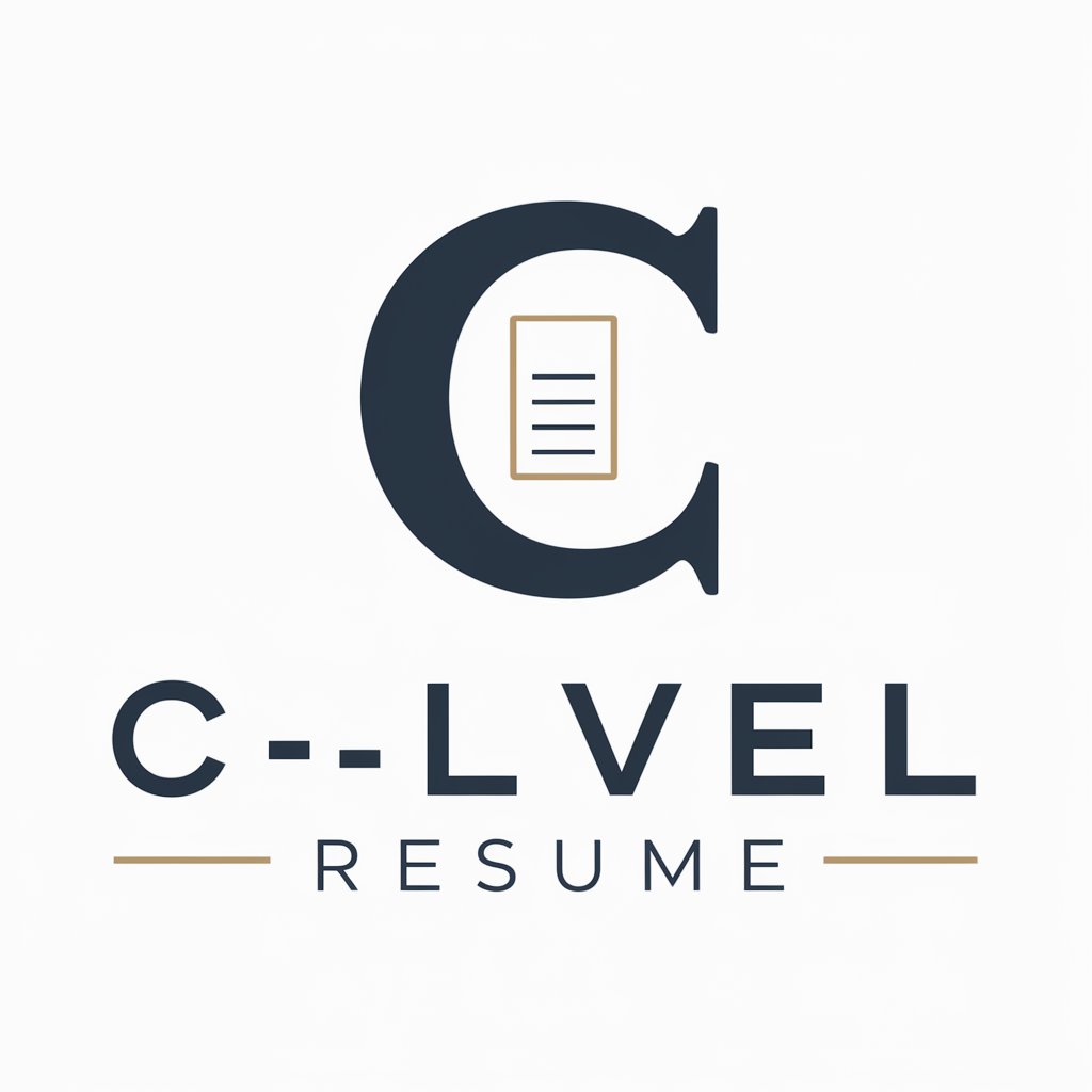 C-Level Resume in GPT Store