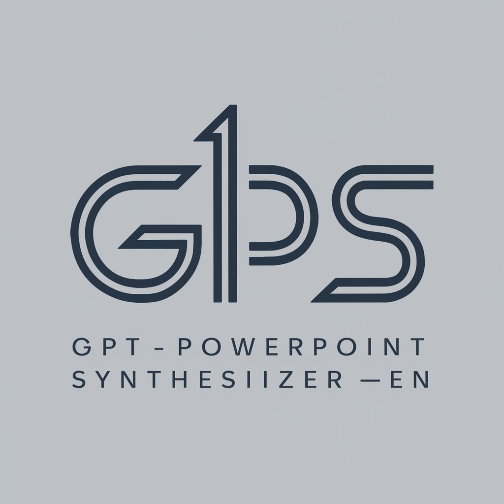 GPT PowerPoint Synthesizer - EN in GPT Store