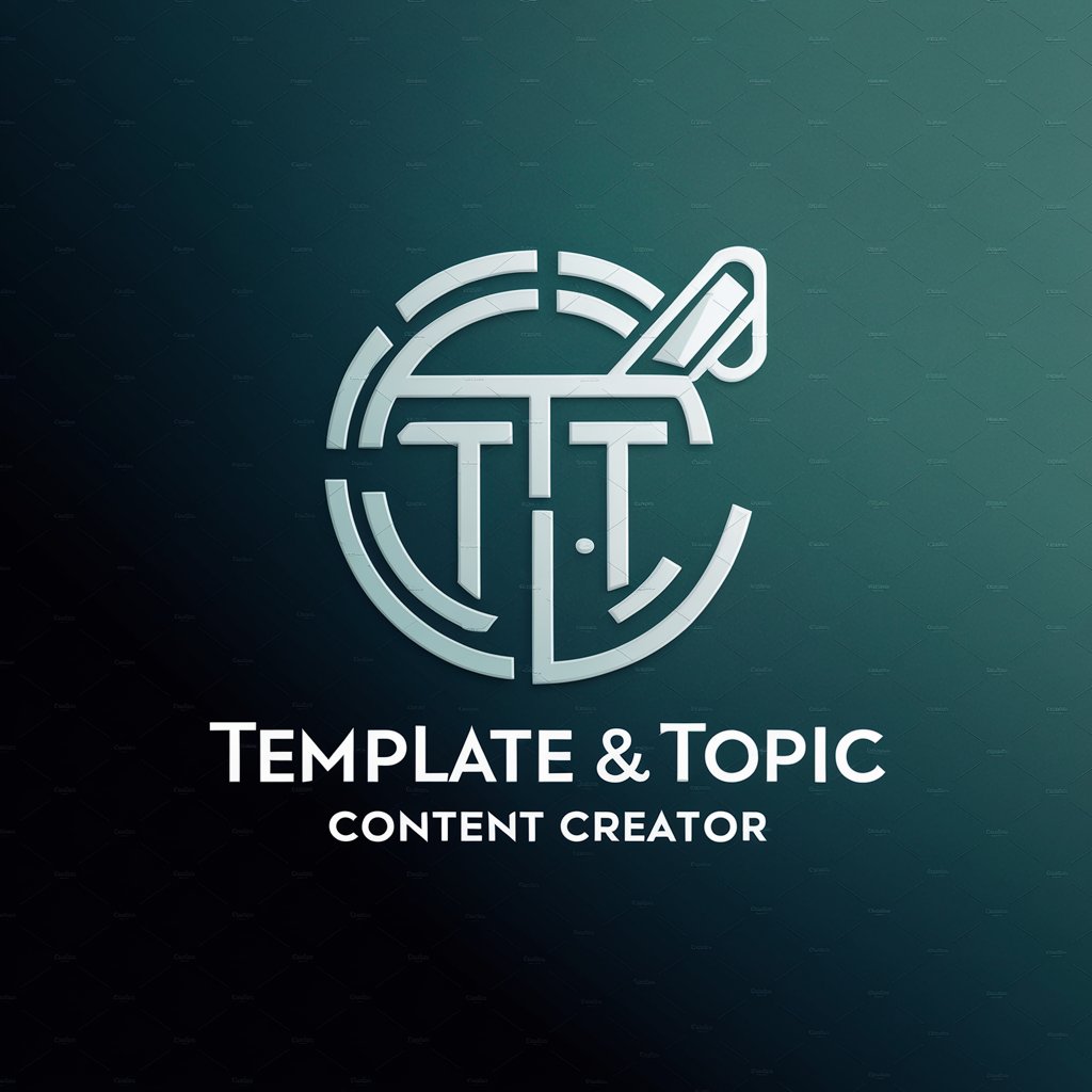 Template & Topic Content Creator in GPT Store