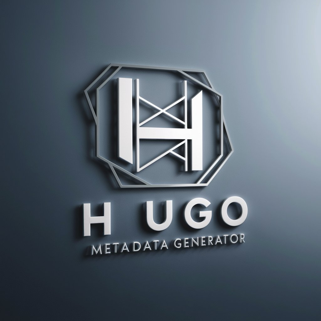 Hugo Metadata Generator in GPT Store