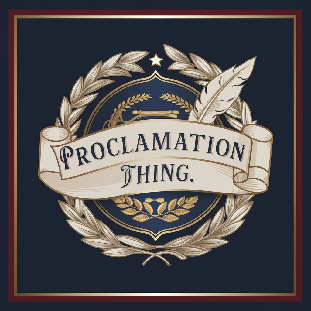 Proclamation Thing in GPT Store