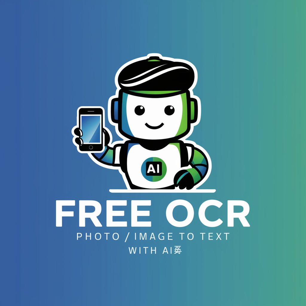 Free OCR | Photo / Image to Text with AI 🤖 in GPT Store