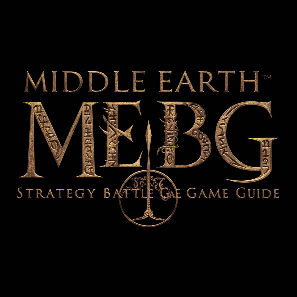Middle Earth Strategy Battle Game Guide (MESBG) in GPT Store