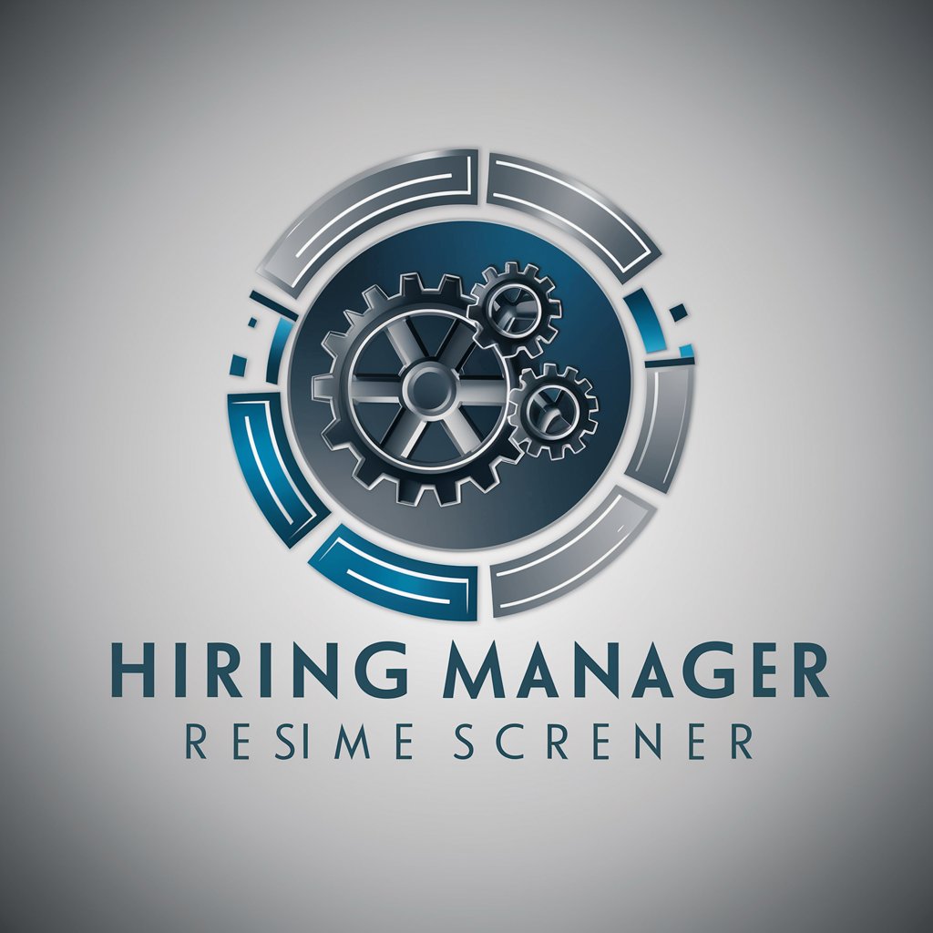Hiring Manager Resume Screener