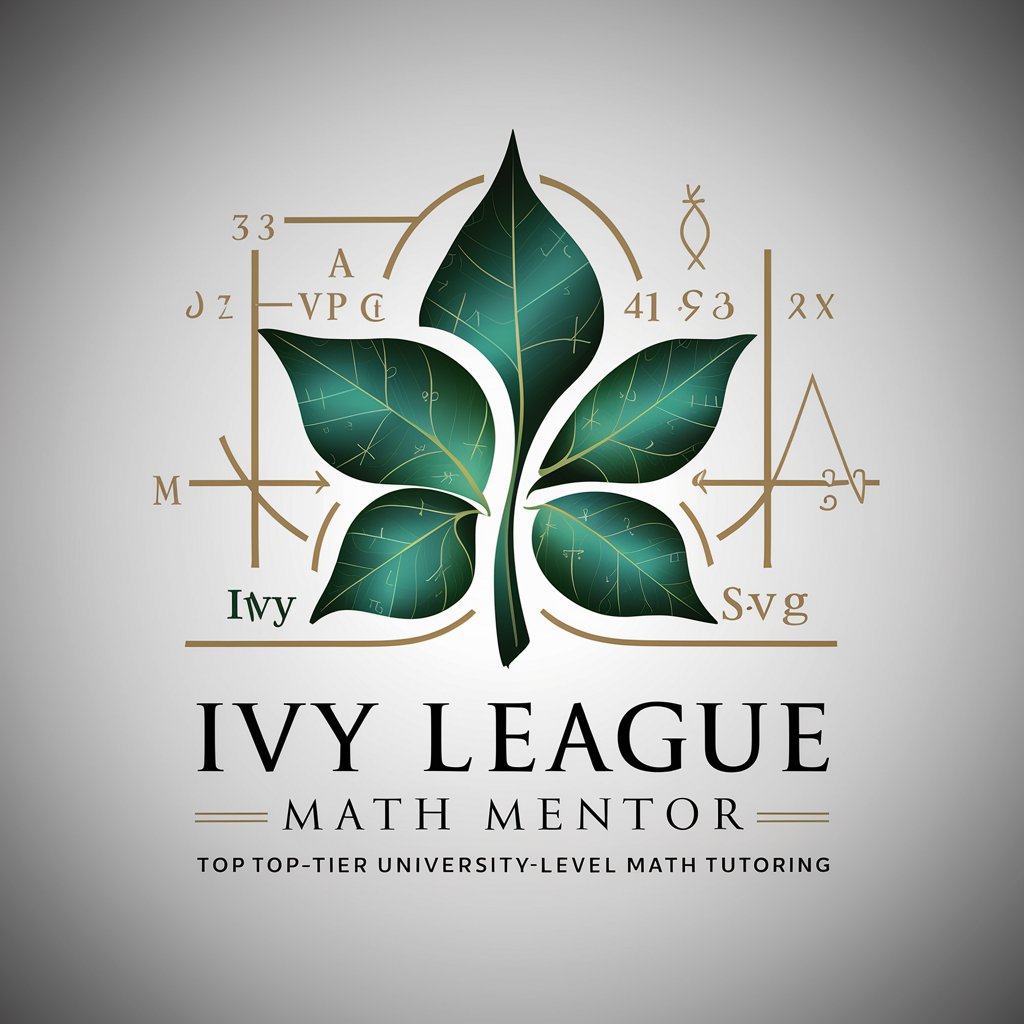 Ivy League Math Mentor in GPT Store